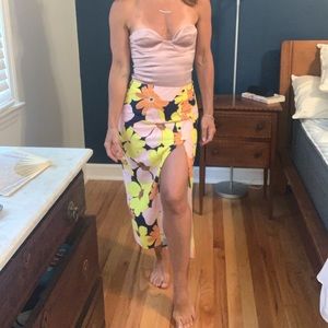 Sanctuary Size 0 button down and slit skirt